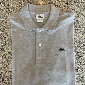 BRAND NEW Lacoste Polo Shirt (Light Gray)